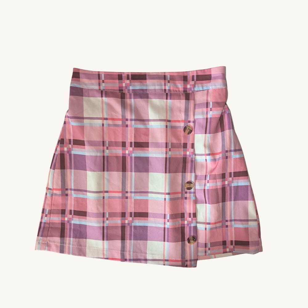 Plaid Pink Skirt